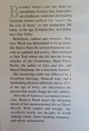 Beatrice Wood Autobiography "I Shock Myself" and Art Pottery Gift Set