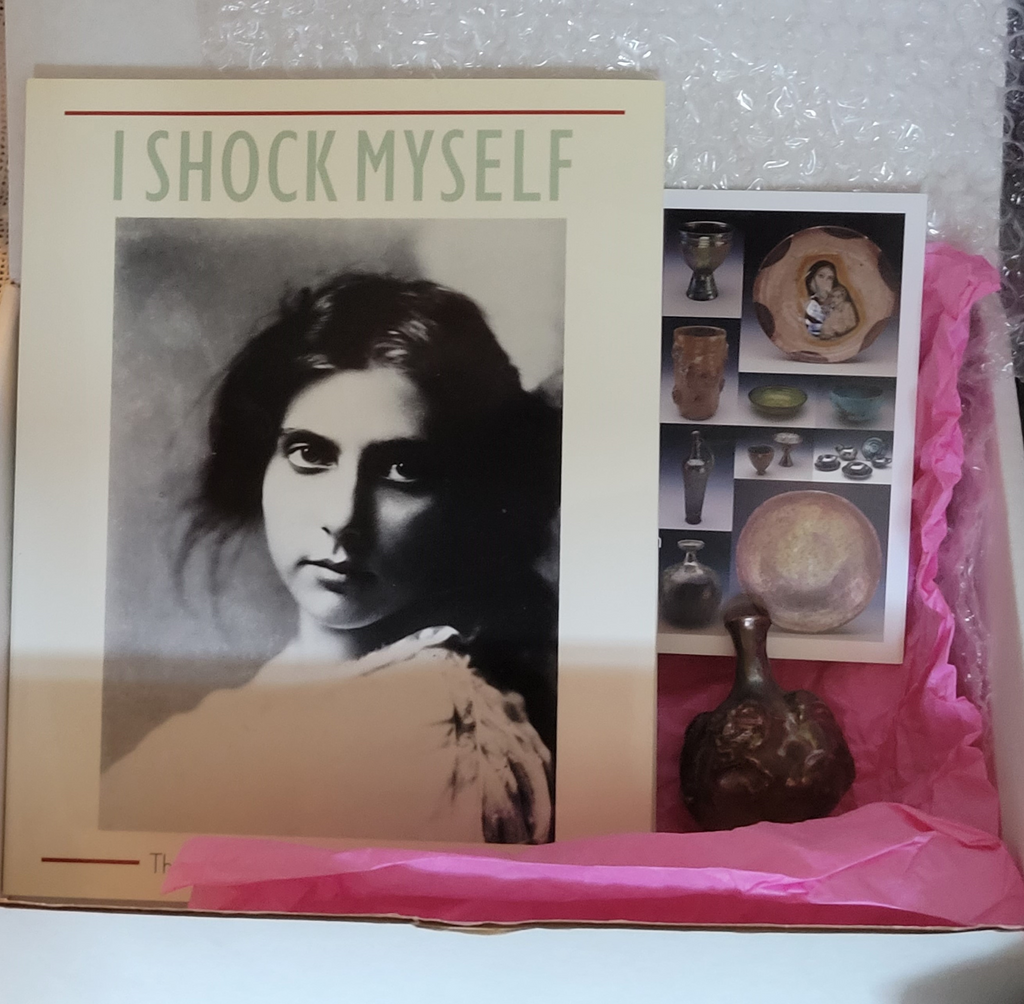 Beatrice Wood Autobiography "I Shock Myself" and Art Pottery Gift Set