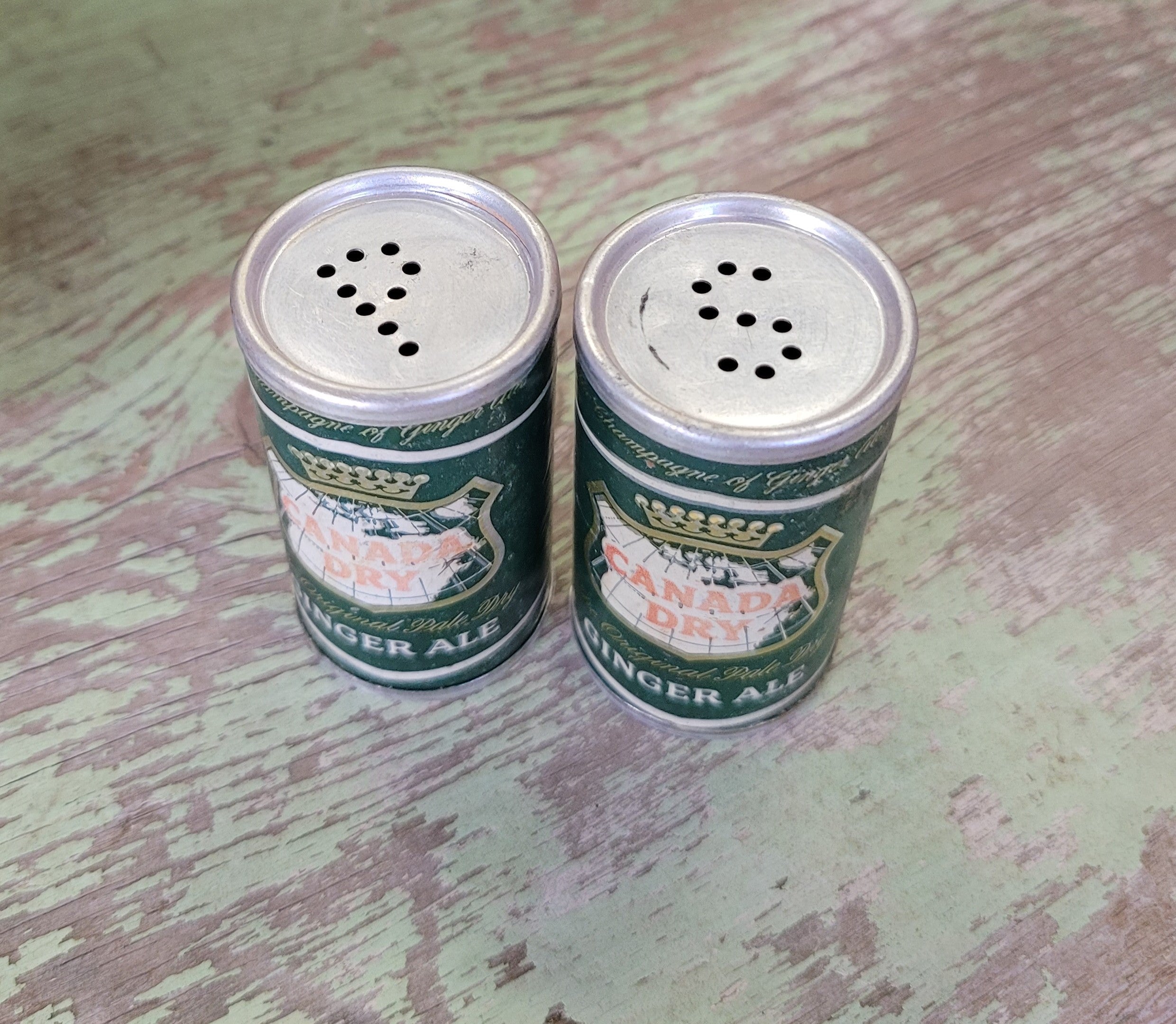Canada Dry Ginger Ale Salt & Pepper Shakers