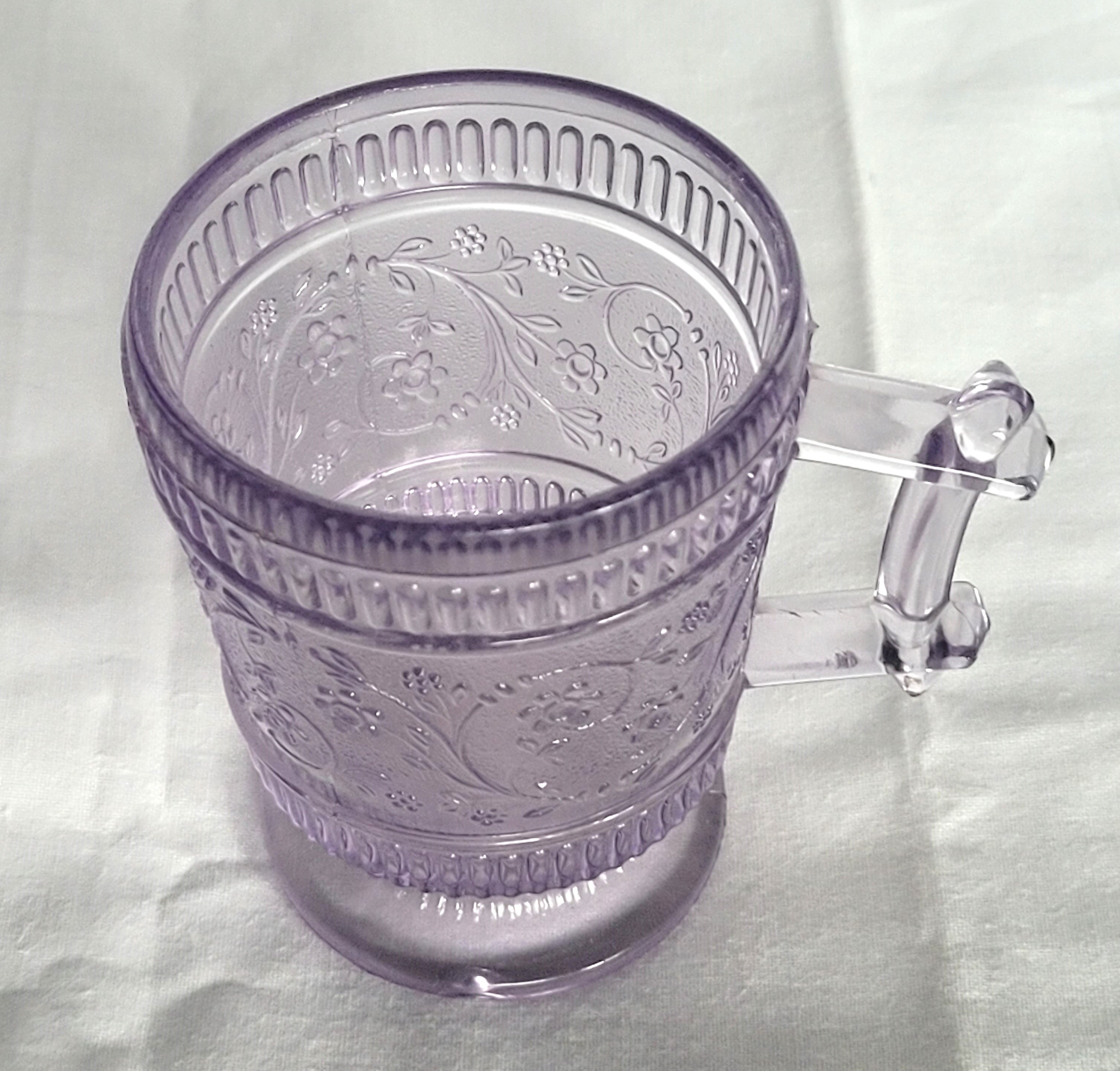 Ribbed Forget-Me-Not Sun Glass Cup