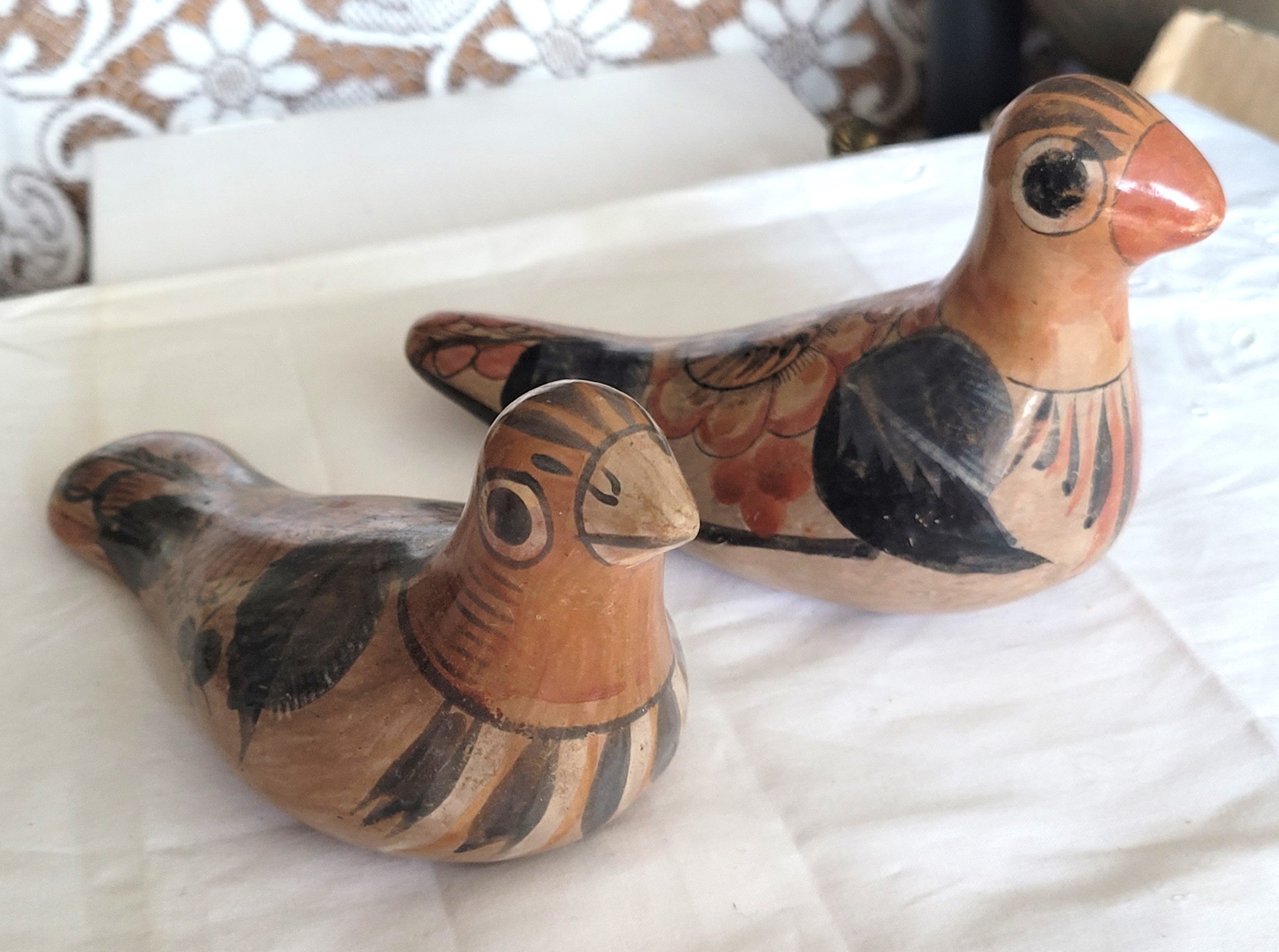 Tonala Mexico Bird Pottery