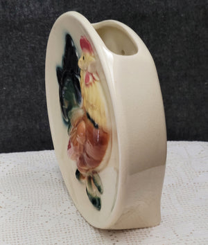 Royal Copley Rooster Wall Vase
