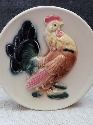 Royal Copley Rooster Wall Vase