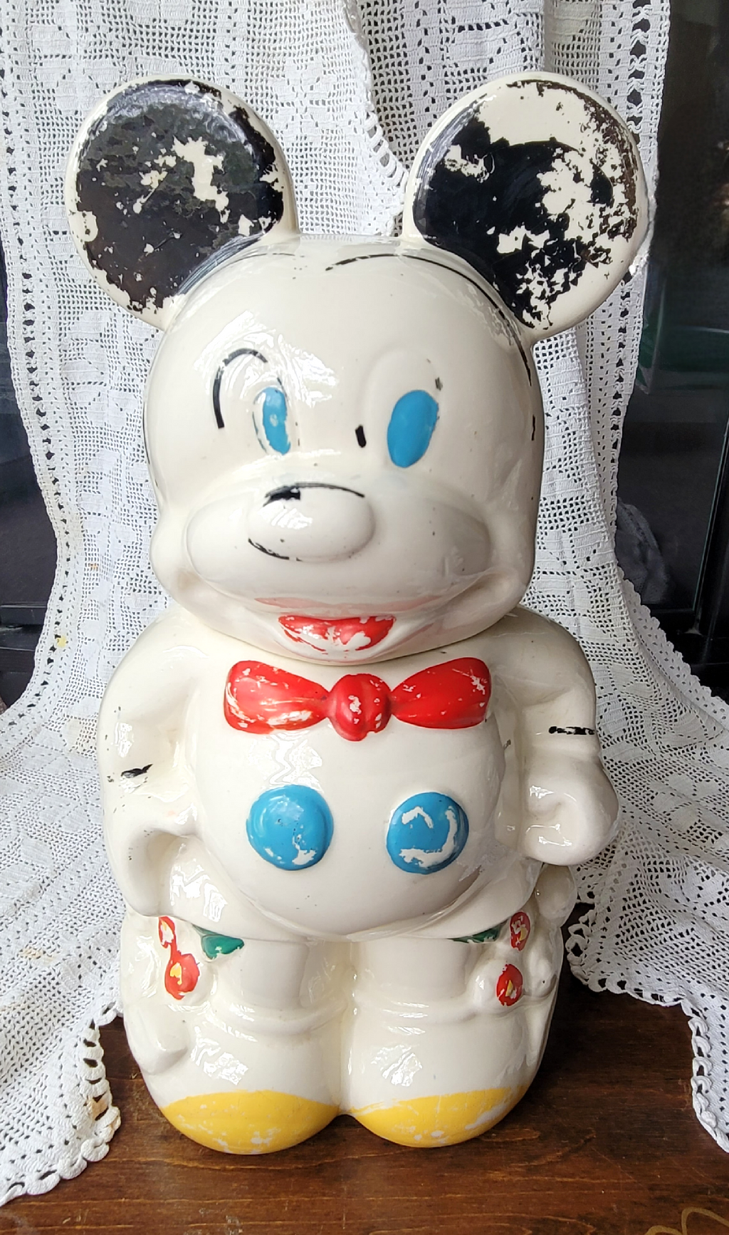 Walt Disney Mickey & Minnie Mouse Cookie Jar