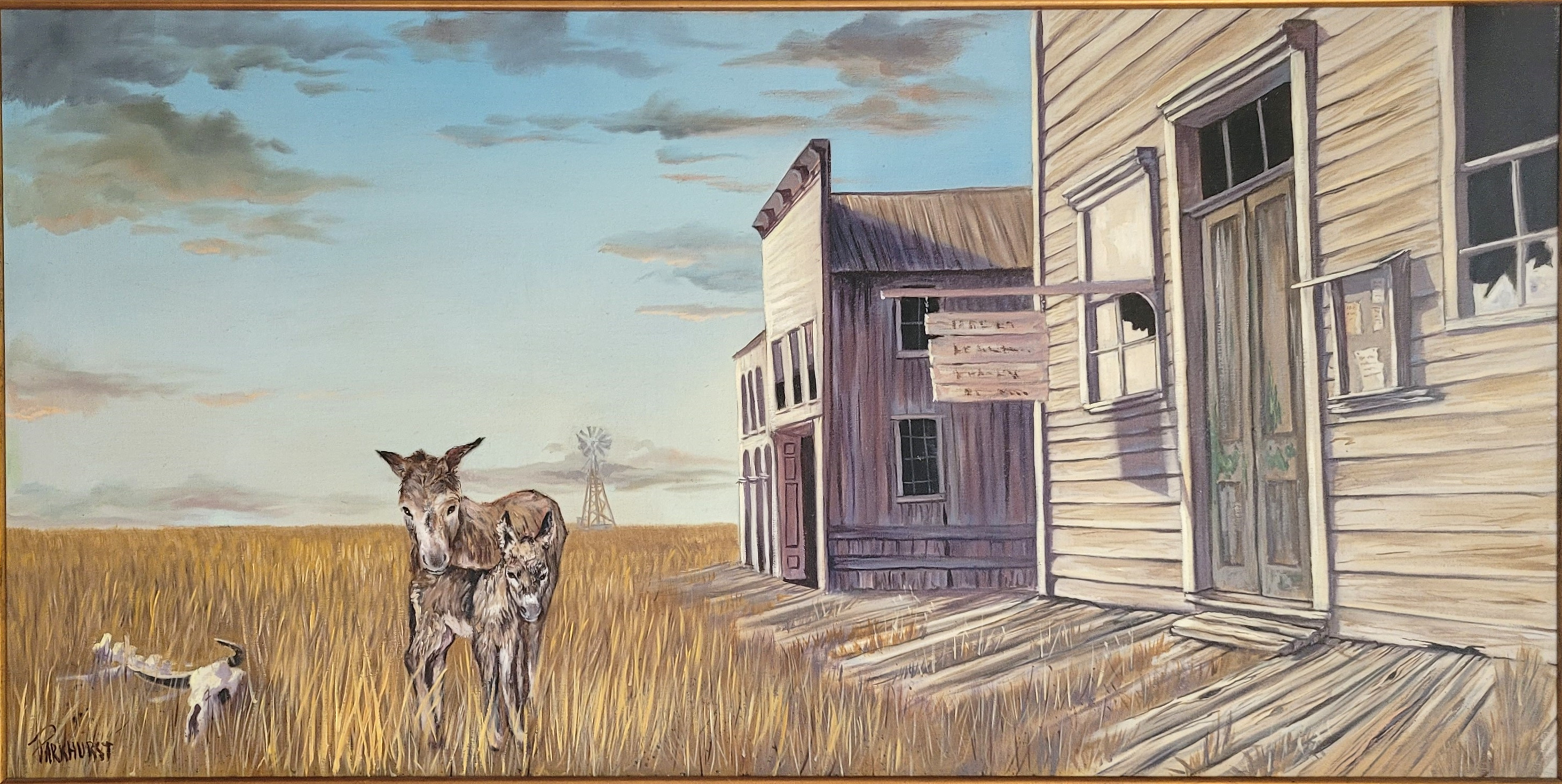 Violet Parkhurst Original Art, "Bodie"