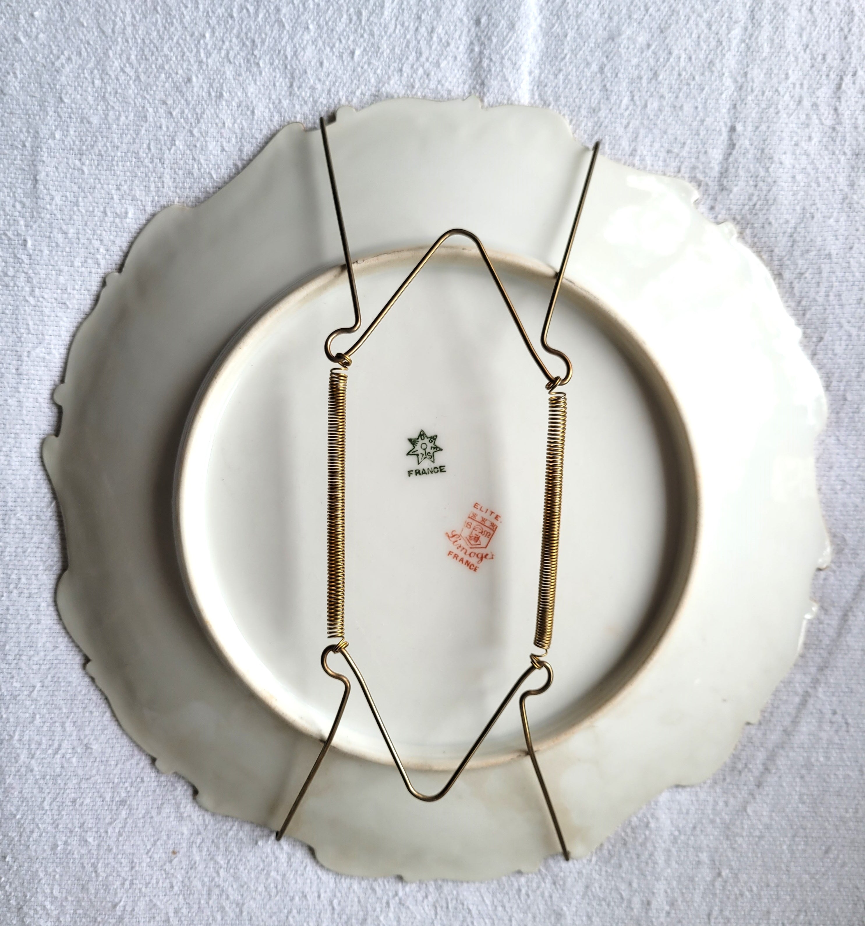 Decorative Hand-Painted Limoges Wall Plate