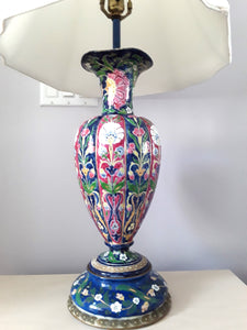 Floral Ceramic Desk Lamp