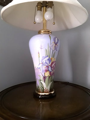 Floral Table Lamp 34" Tall