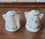 Poinsettia Studios Coffee Pot Salt & Pepper Shakers
