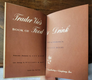 Trader Vic's Book of Food and Drink 1946 1st Edition