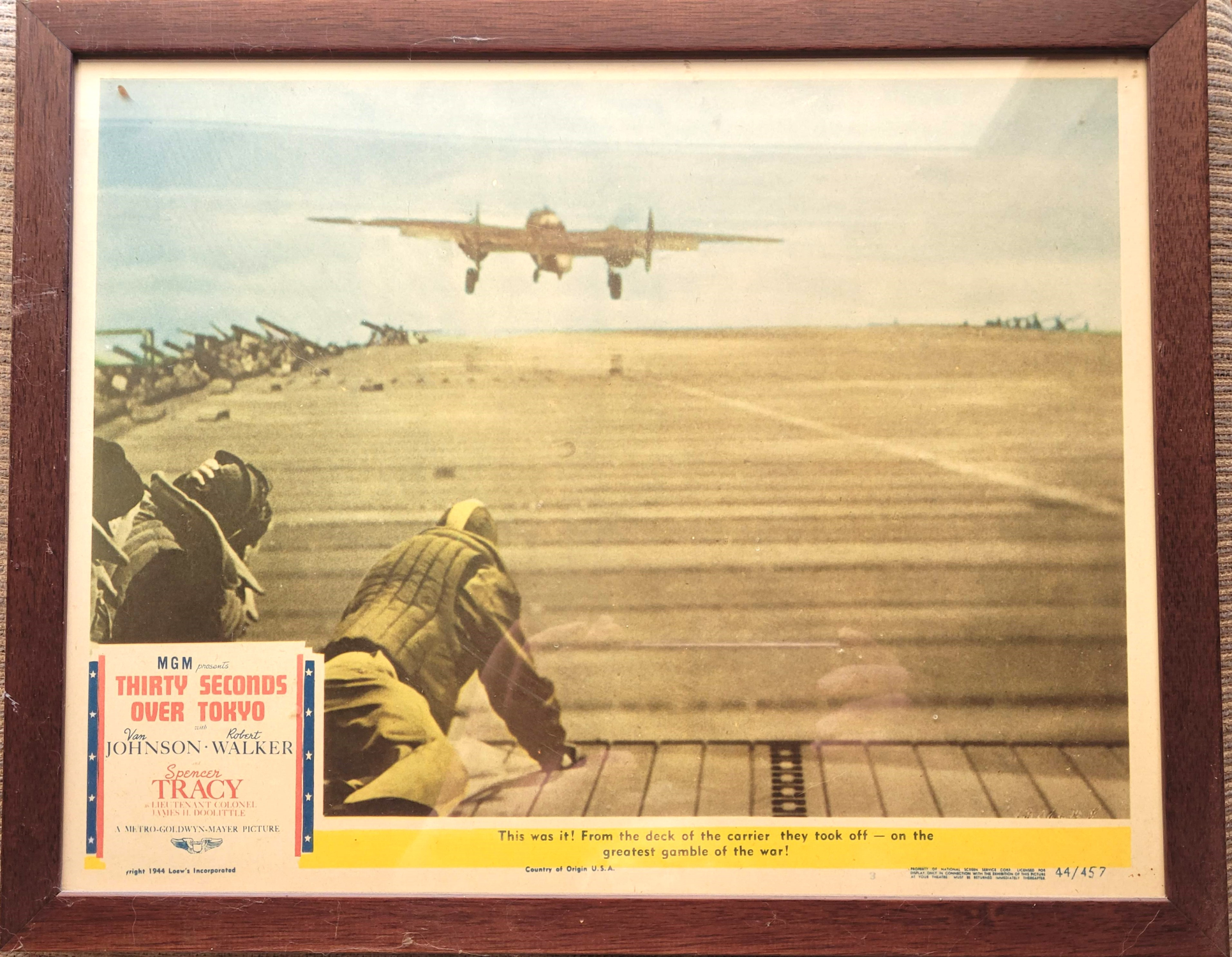 Thirty Seconds Over Tokyo 1944 Original Lobby Card