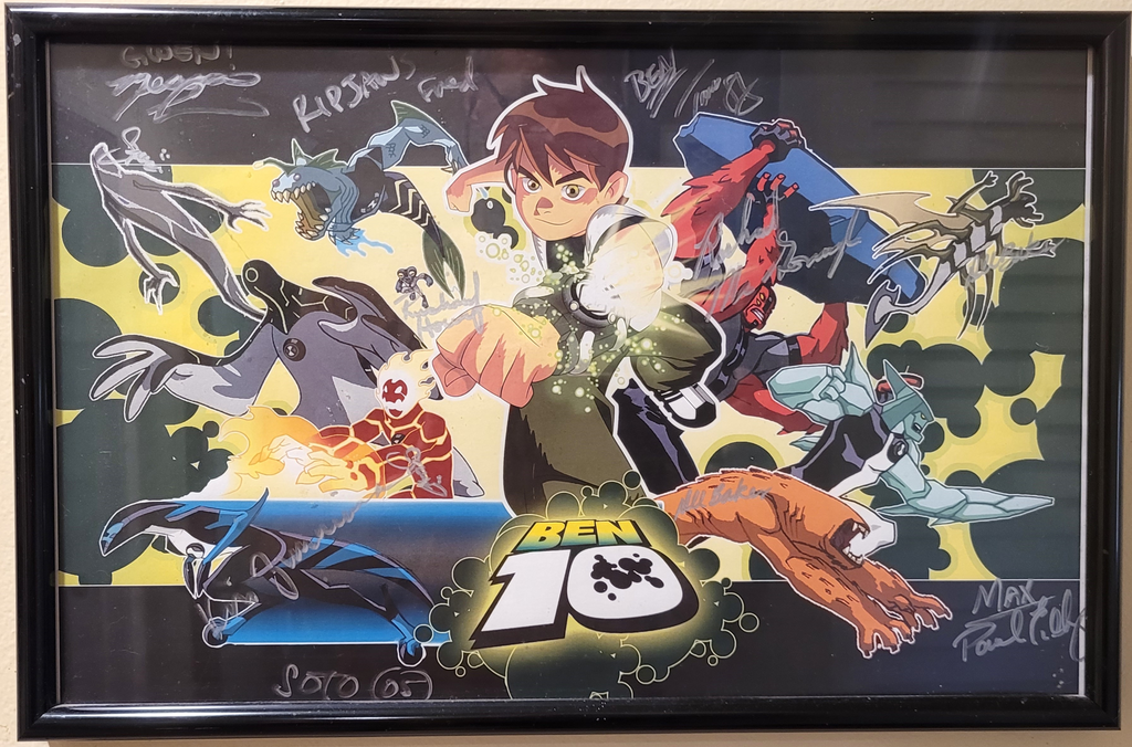 Ben 10 Cast Signed Promo Poster