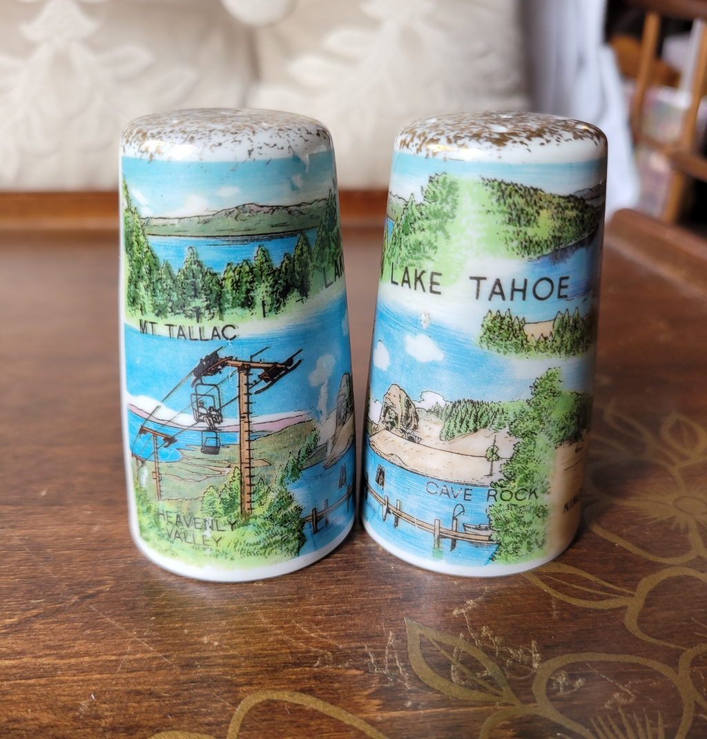 Lake Tahoe Summer Time Salt and Pepper Shakers