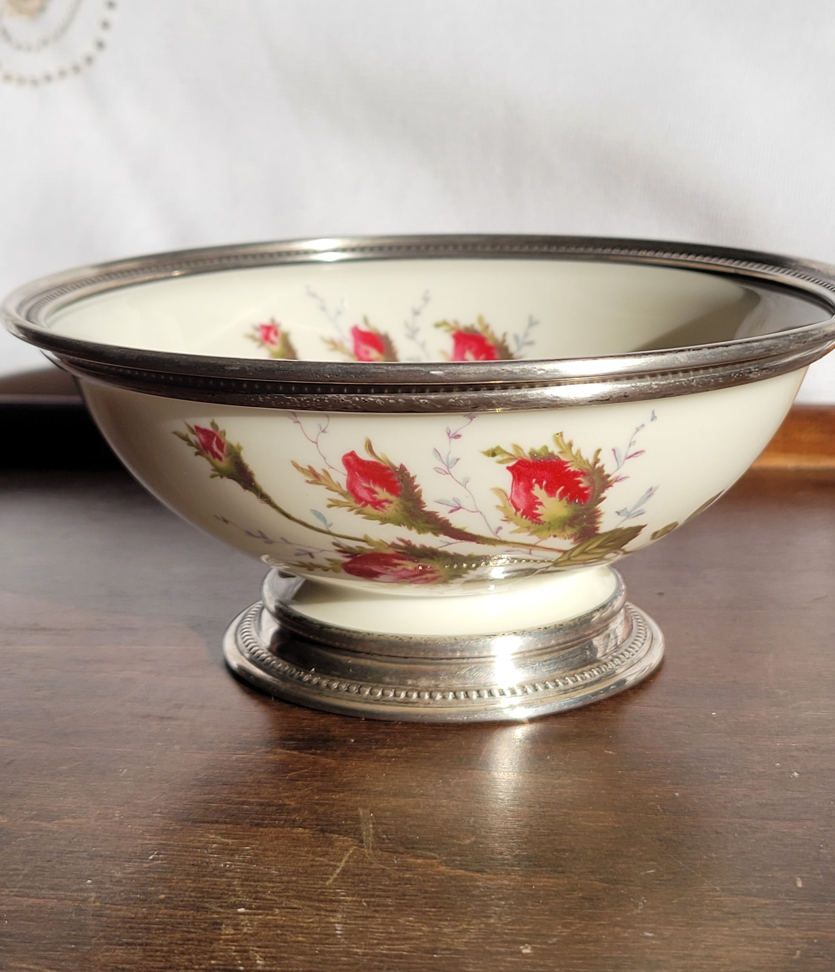 Sterling Trimmed Rosenthal Winifred 6" Bowl