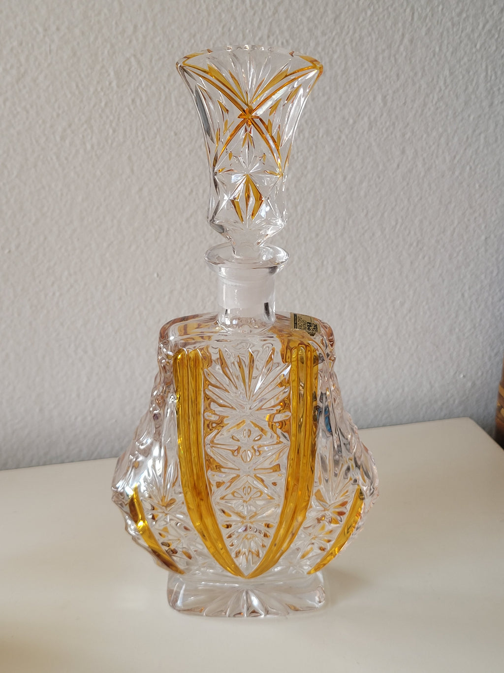 Vintage West German Lead Crystal Decanter Set