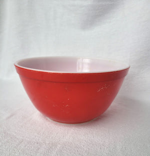 Primary Red Pyrex 7" Mixing Bowl