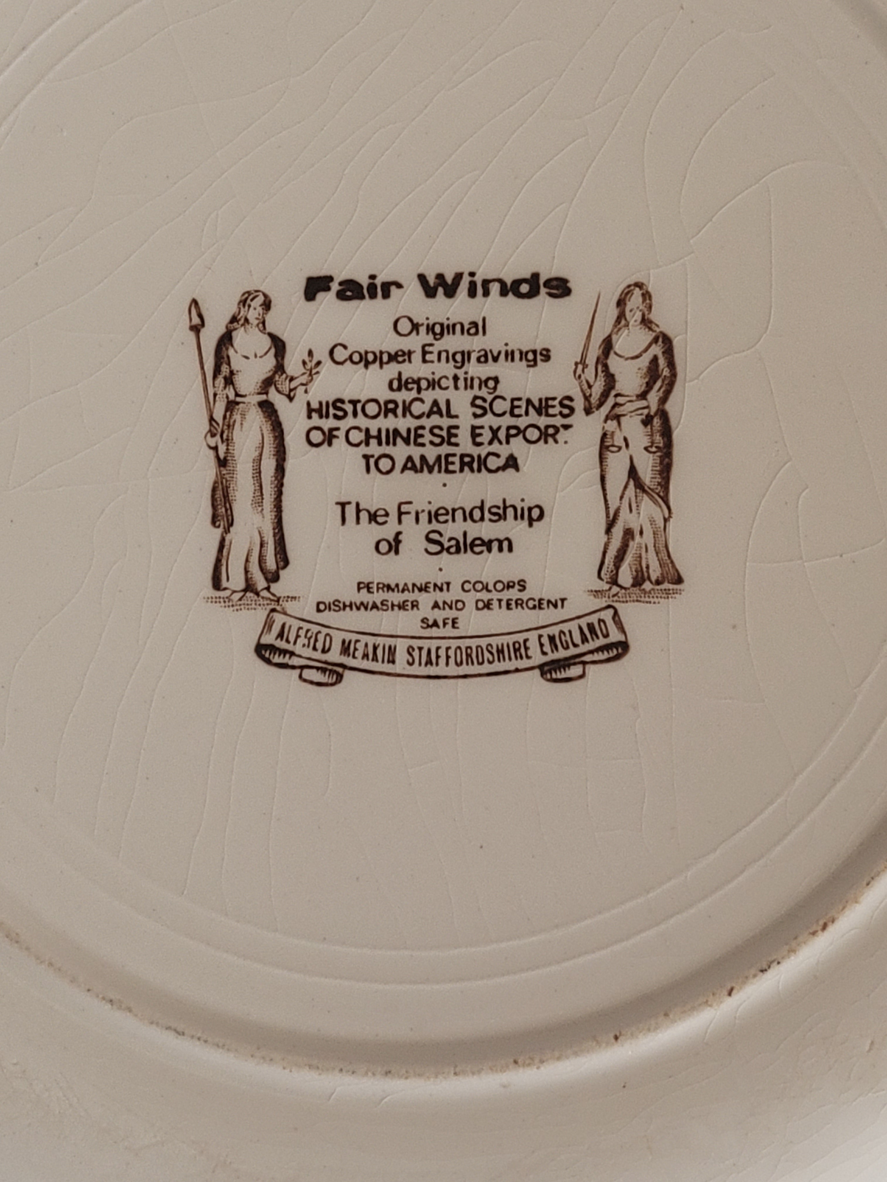 Alfred Meakin Vintage Transferware Collectable Plate