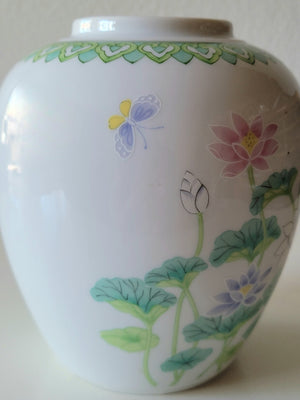 Otagiri Lotus Garden porcelain vase