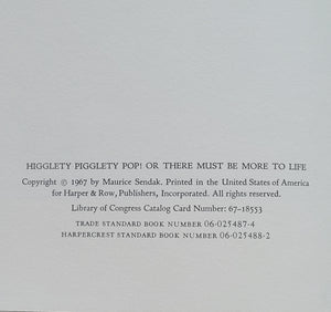 Higglety Pigglety Pop! Or There Must Be More To Life