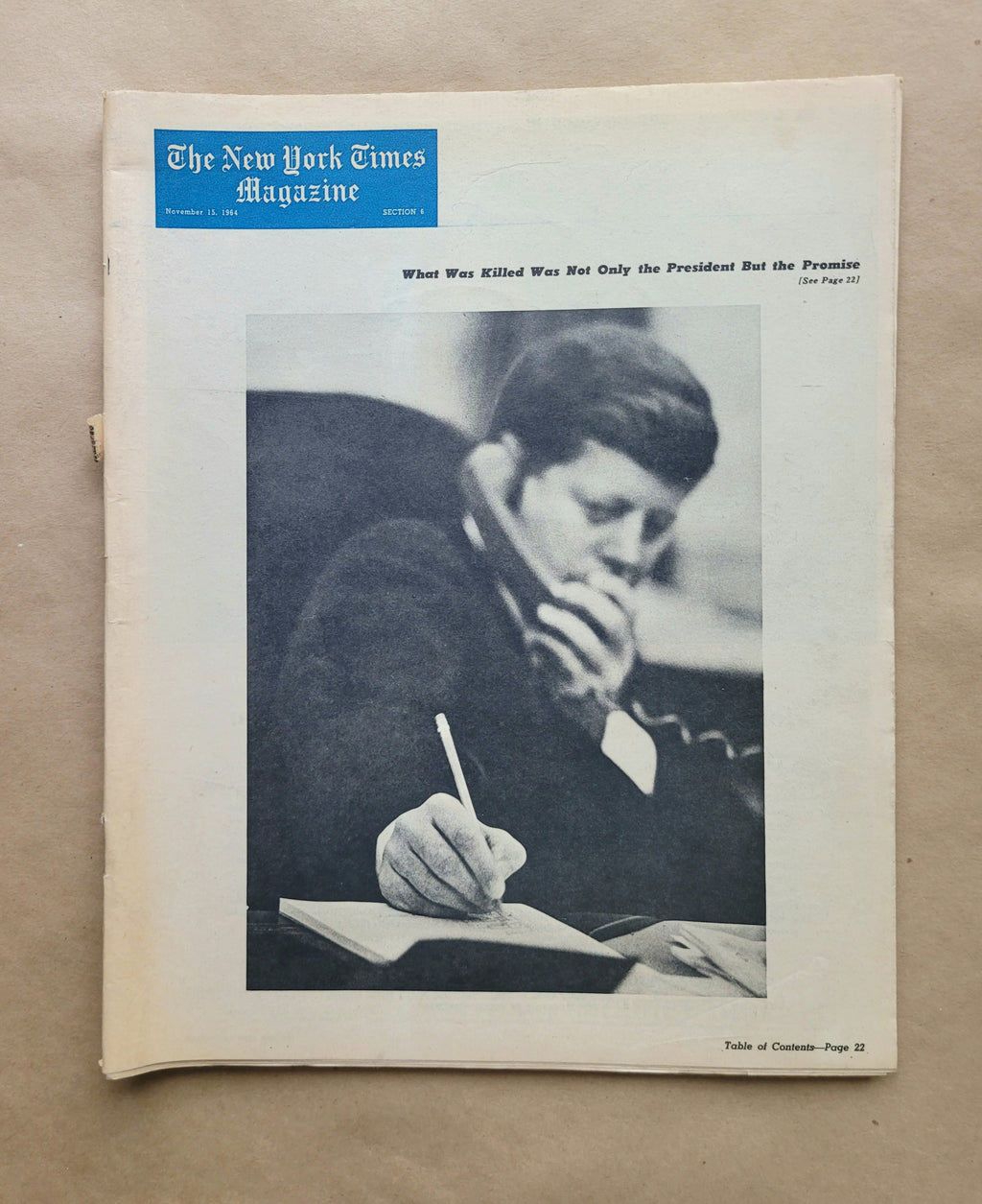 New York Times Magazine November 15, 1964