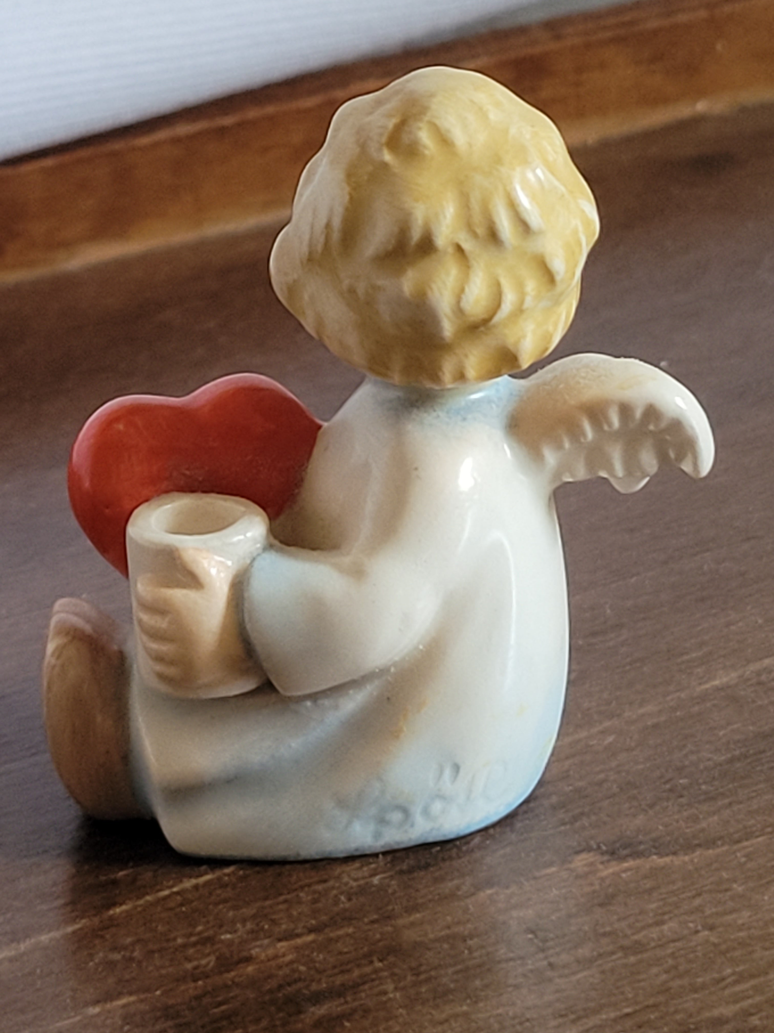 Vintage Goebel Baby Angel Holding a Heart