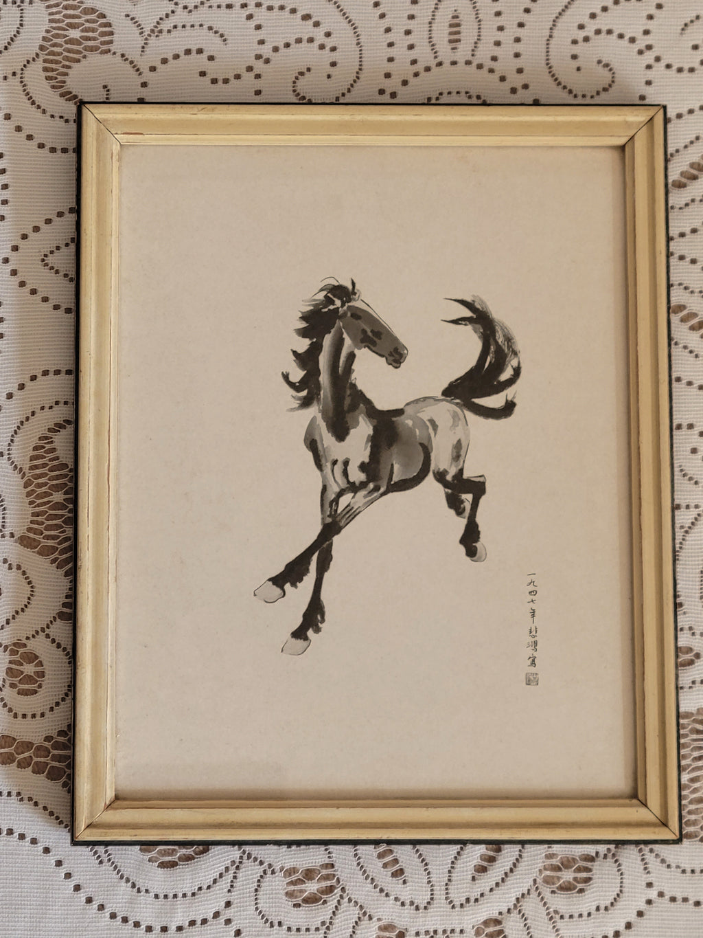 Vintage Xu Beihong Art Print