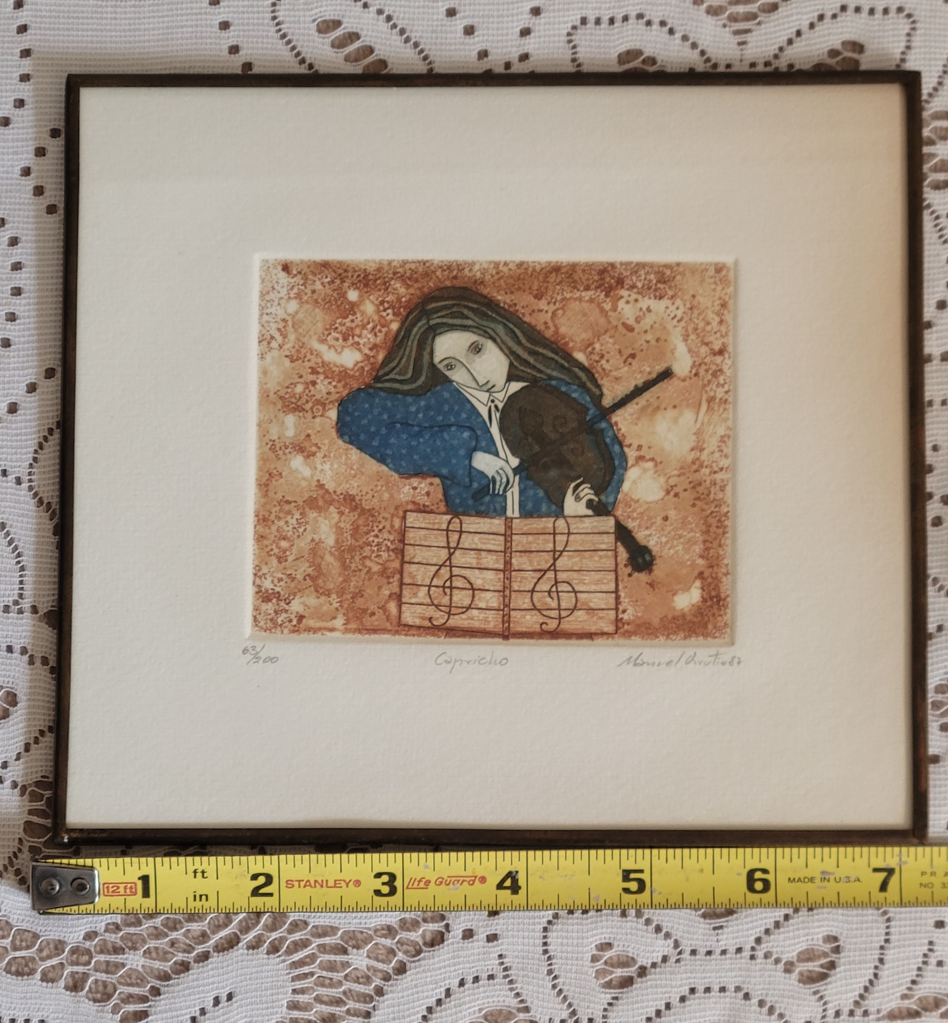 "Capricho" Signed Numbered Print by Manuel Urrutia