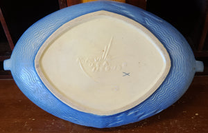 Roseville 1156-10" Blue Freesia Console Bowl