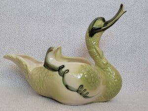Vintage Hull Pottery Swan Planter