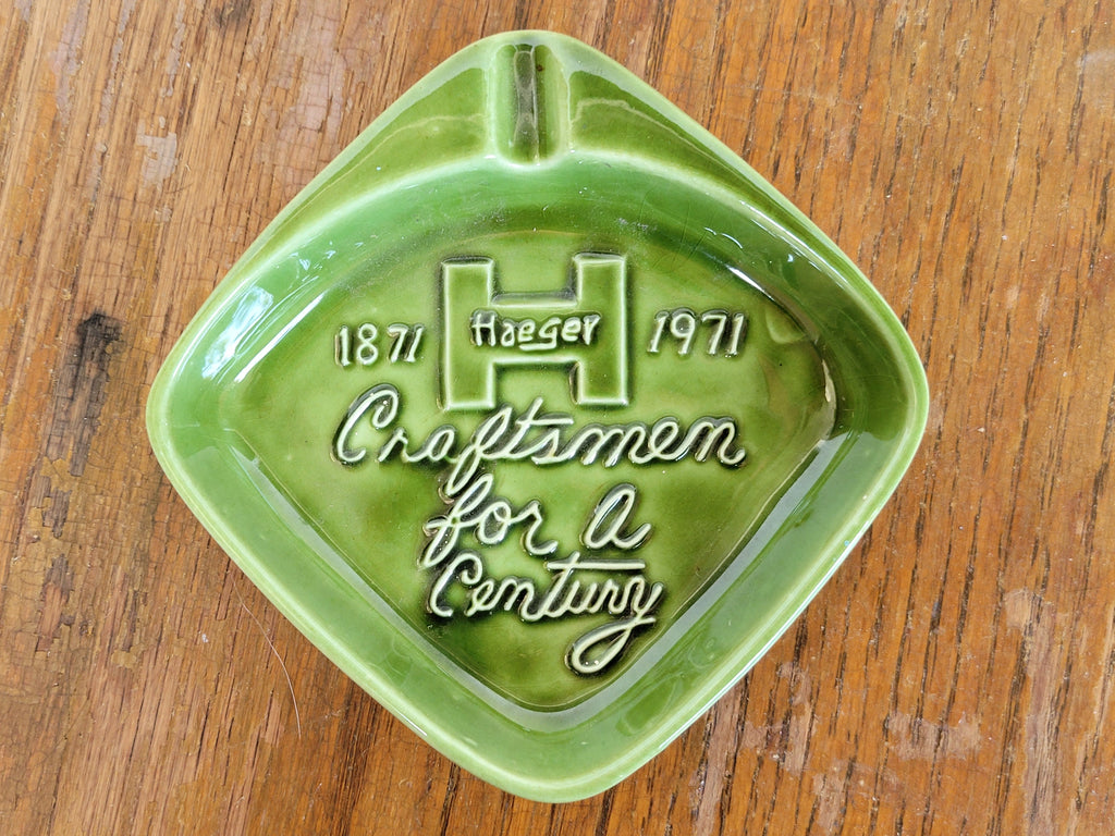 Haeger Ceramics 100 year anniversary ashtray