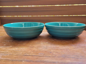 Mid-century Cunningham salad bowl pair