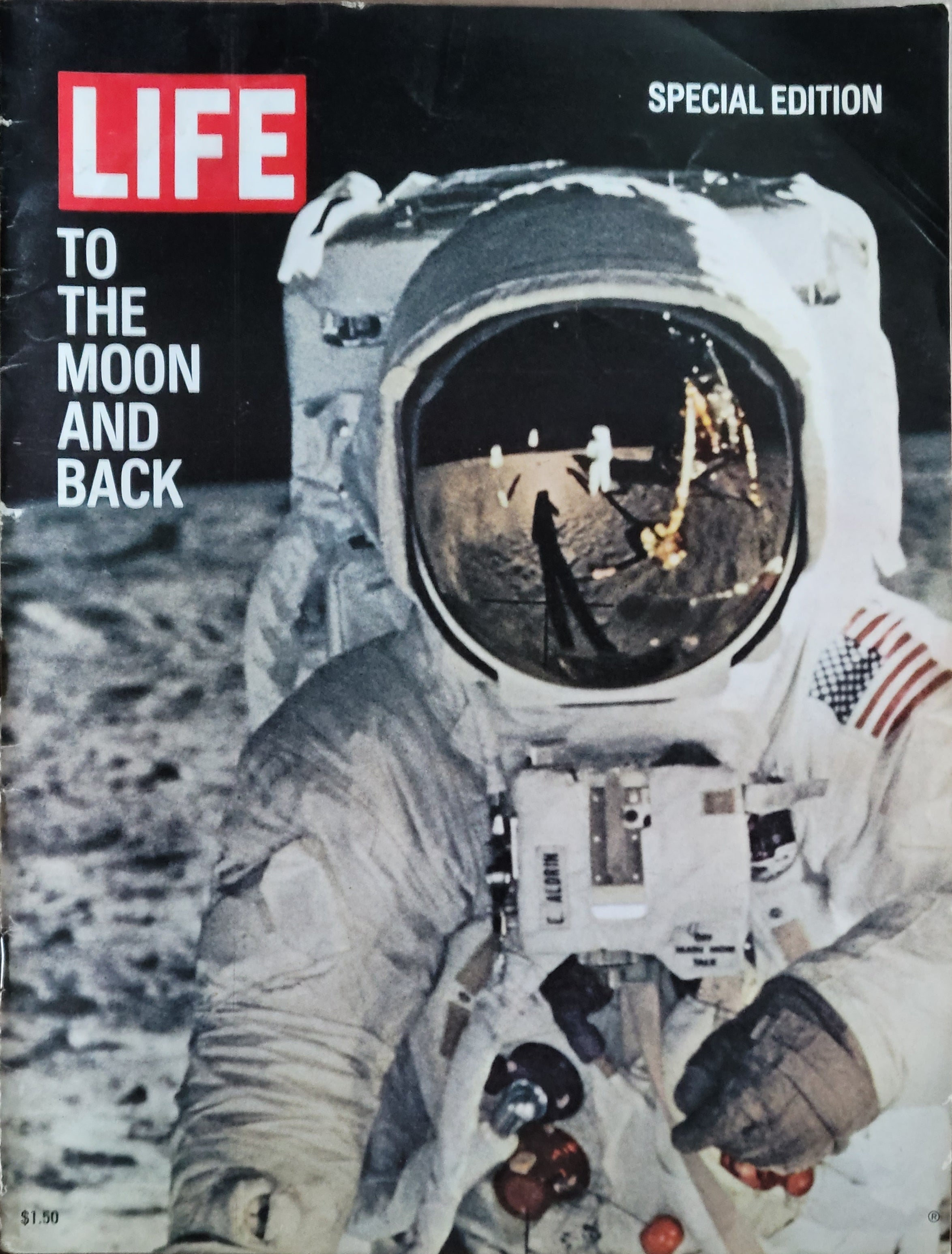 Vintage LIFE Magazine To the Moon and Back 1969