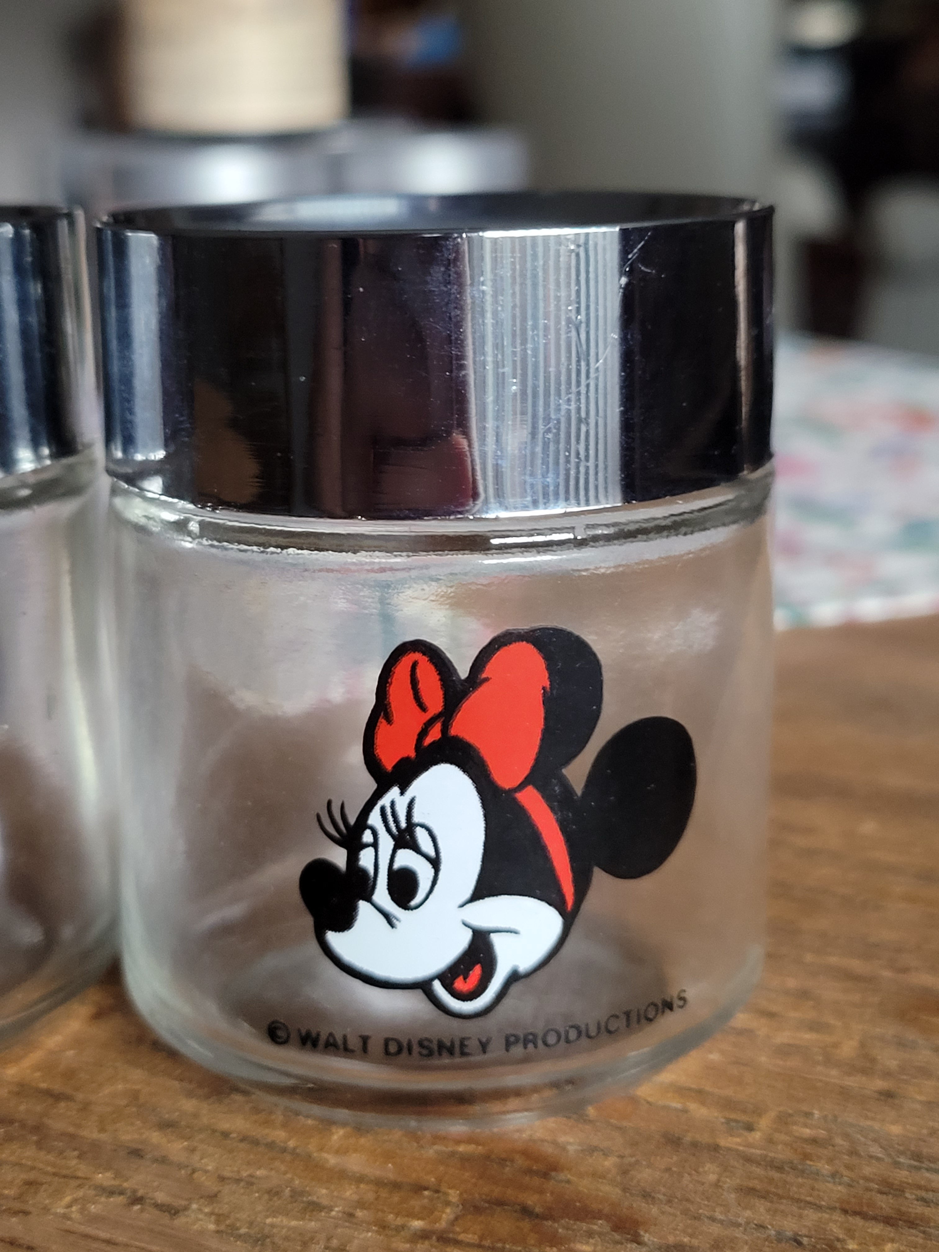 Vintage Disney Mickey and Minnie Mouse Salt & Pepper Shakers