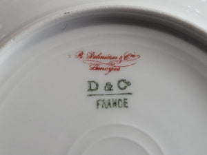 Vintage D&C Limoges Dessert Plates pair
