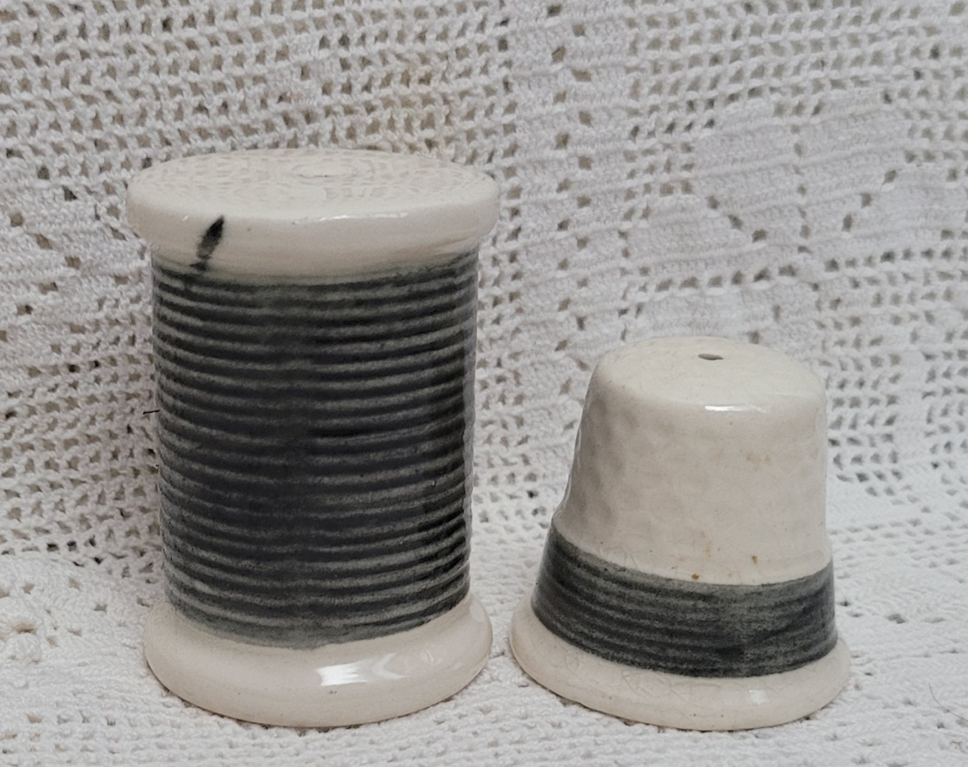 Thread and Thimble Salt & Pepper Shakers