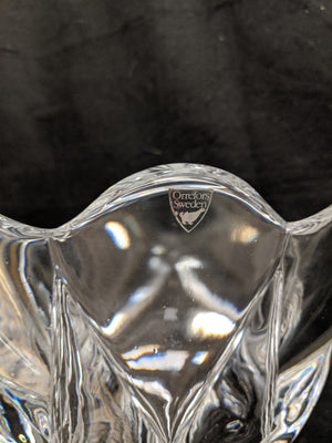 Orrefors crystal serving bowl