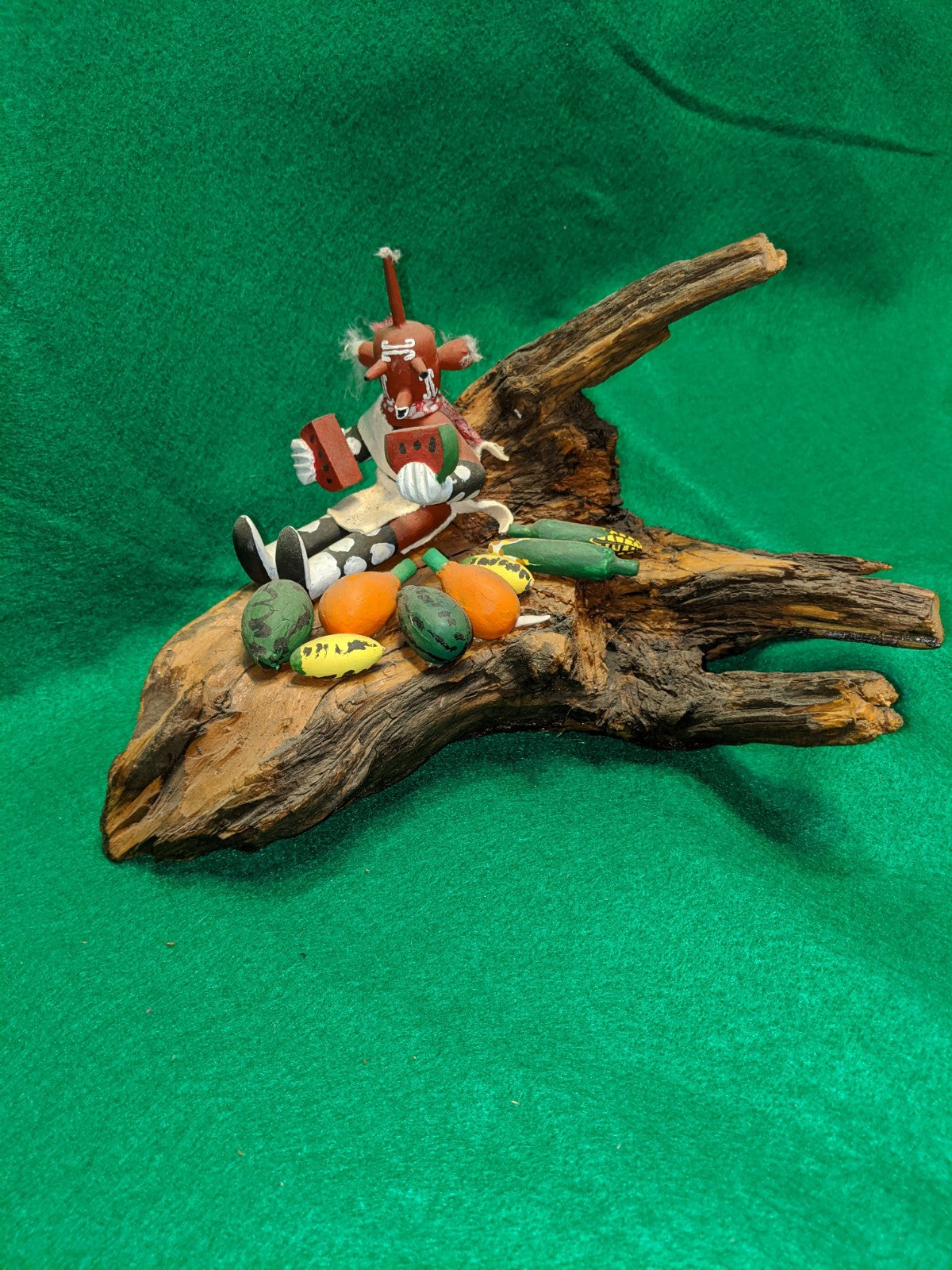 Kachina Clown with Gourds, Corn and Mellons