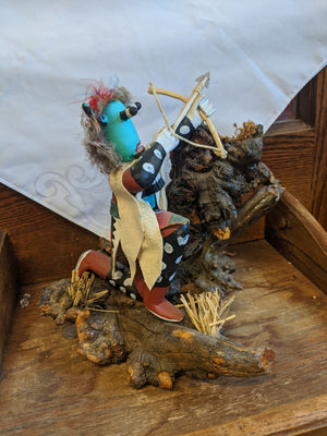 Native American Kachina doll, Archer