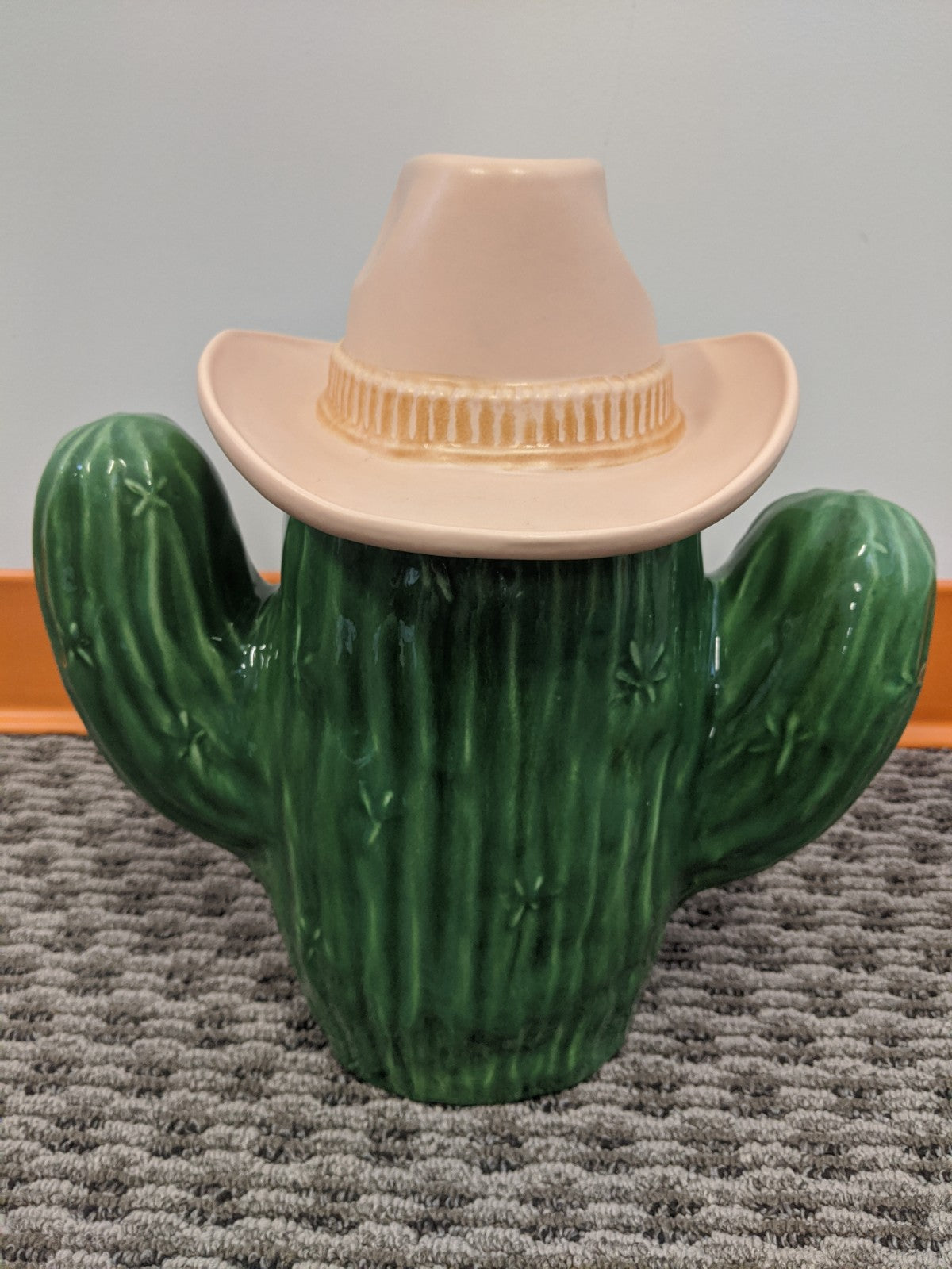 Vintage Treasure Craft Cactus Cowboy Cookie Jar