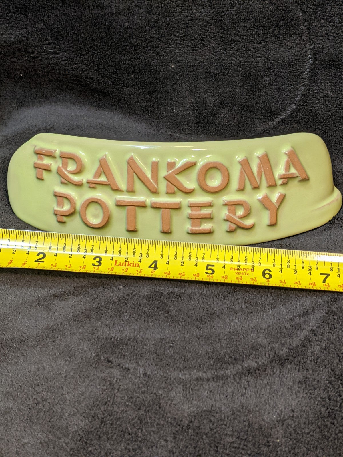 Vintage Frankoma Pottery brand / retailer's medallion