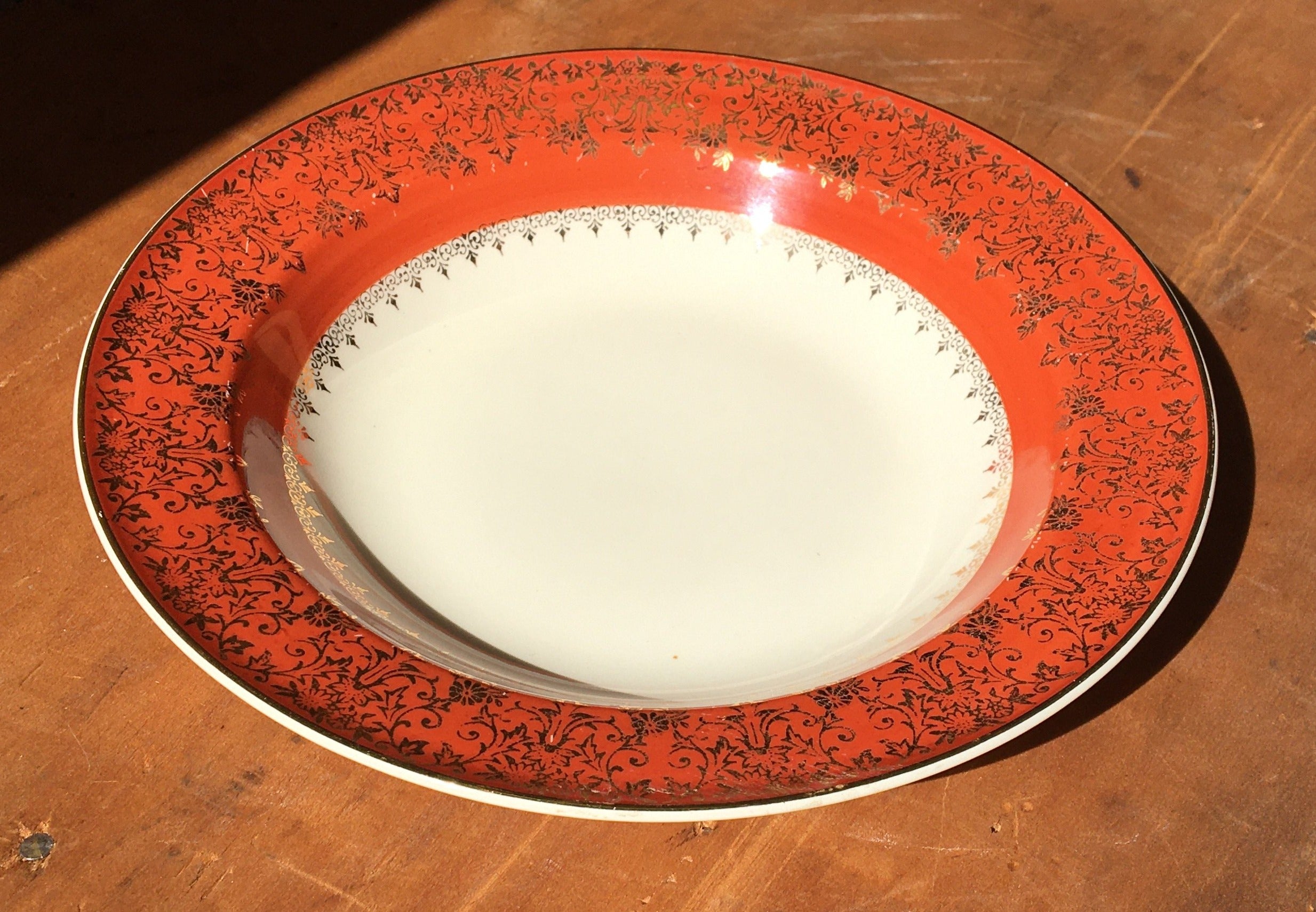 Vintage Edwin Knowles Hostess pattern salad bowls