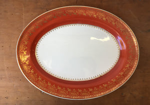 Vintage Edwin Knowles Hostess large oval serving platter