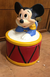 Vintage Drum Major Mickey Mouse cookie jar